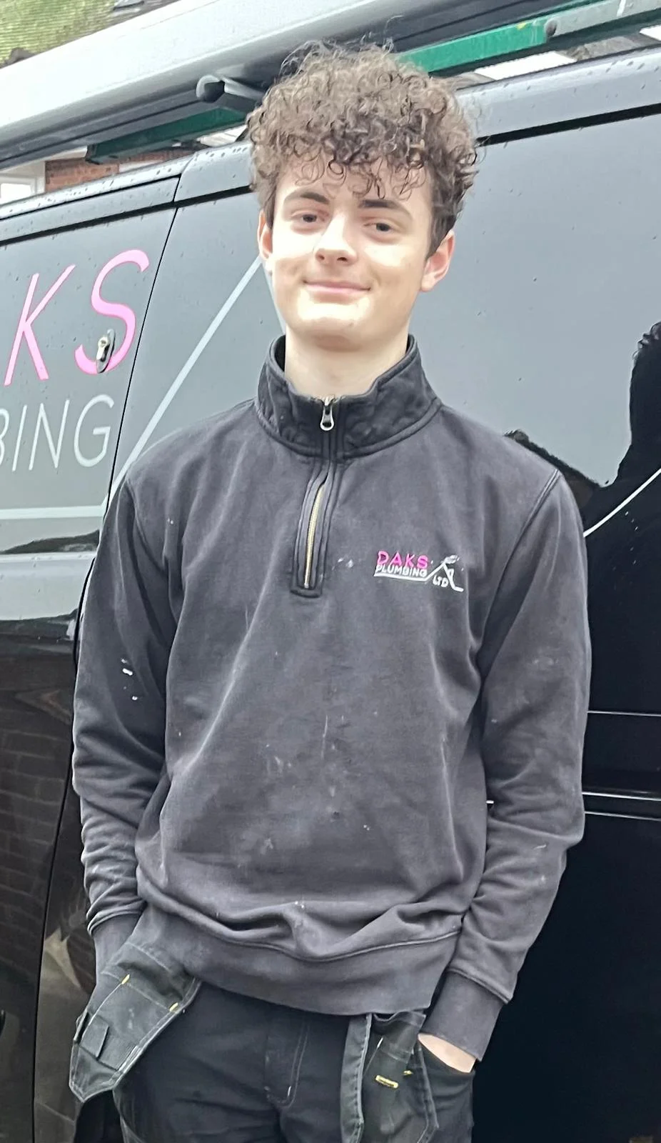 Louis, plumbing apprentice at DAKS Plumbing in Kent