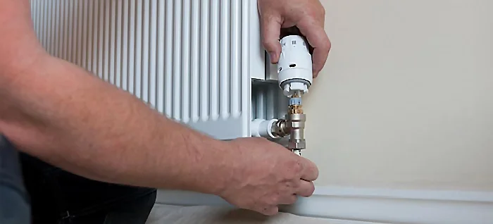 TRV radiator fix in Kent